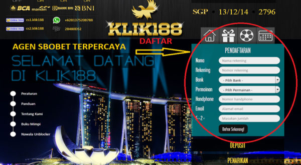FORM PENDAFTARAN KLIK188